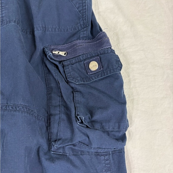 Lauren Ralph Lauren Active Women Blue Cargo Cropped Pants 16 - Picture 3 of 11
